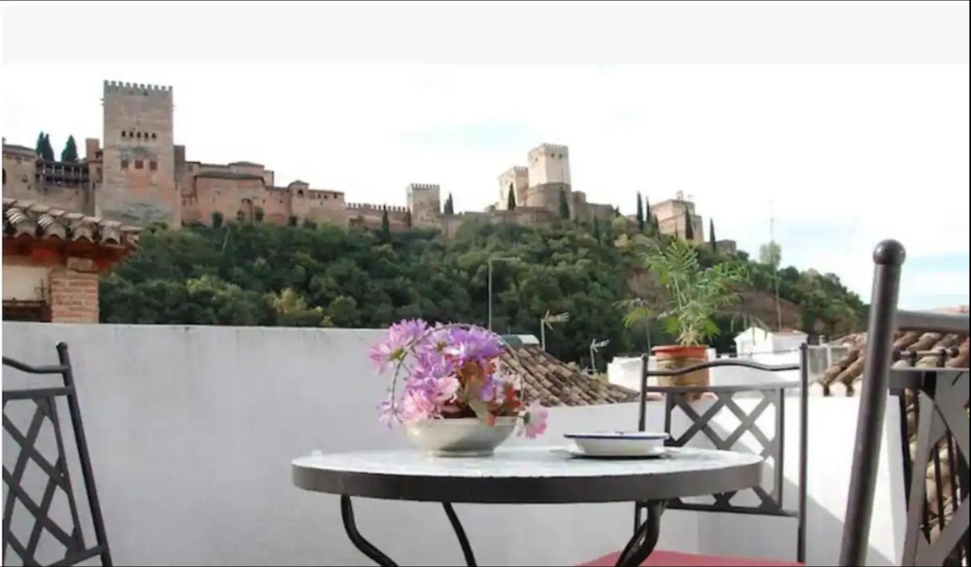 Apartamento Atico Con Terracita Y Vistas Alhambra, Centro Granada Exterior foto